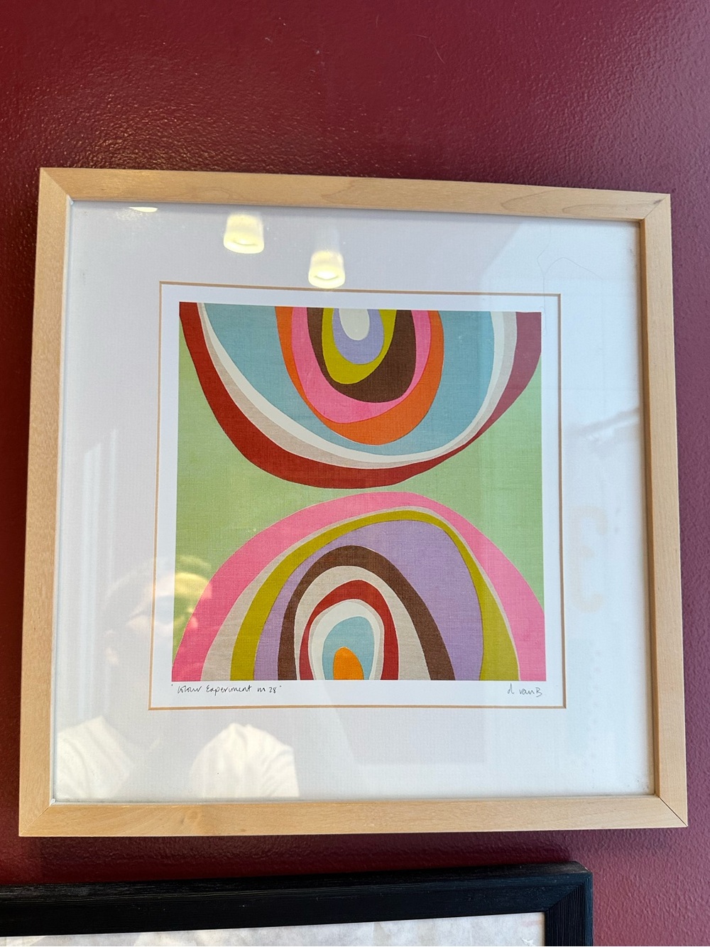 IKEA D Van B 'Colour Experiment No. 28’ Signed Lithograph 1999, 15 x 15in